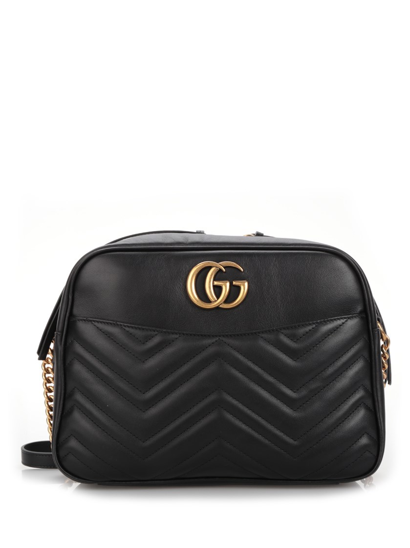 Gucci Gg Marmont Camera Small Quilted Leather Shoulder Bag | ModeSens