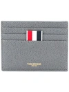 Thom Browne Bicolor Note Cardholder In Grey