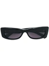 Christian Roth Dreesen Rectangular Sunglasses In Black