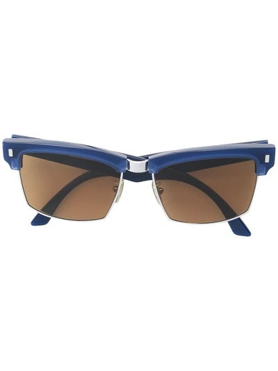 Celine Céline Eyewear Square Sunglasses - Blue