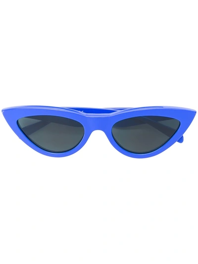 Celine Céline Eyewear Cat Eye Sunglasses - Blue