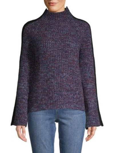 Naadam Trinculo Cashmere Mockneck Sweater In Midnight