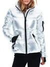 Sam Freestyle Puffer In Silver Foil