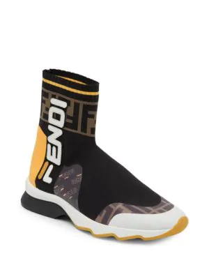 fendi mania sock style sneakers