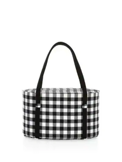 Pop & Suki Lolita Gingham Bag In Black