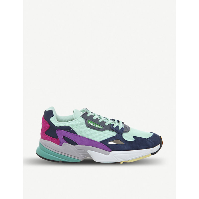 adidas falcon mint navy