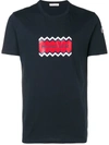 Moncler Logo Print T-shirt - Blue