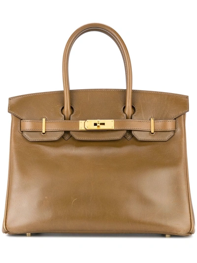 Pre-owned Hermes Hermès Vintage Birkin 30 Handbag - Brown