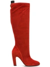 Stuart Weitzman Charlie Boots In Red