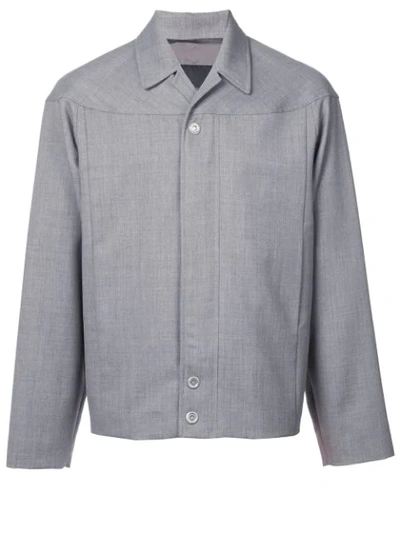 Mackintosh 0003 ジャケット Mackintosh 0003 Tailored Overshirt Jacket In Grey | ModeSens