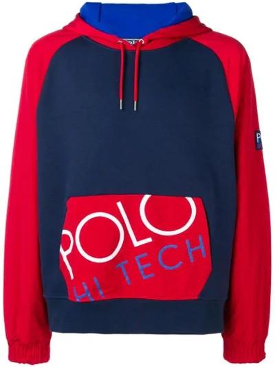 Polo Ralph Lauren Polo Hi Tech Hoodie In Blue