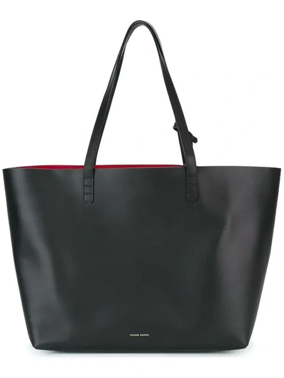 Mansur Gavriel Large Tote - Black In Black