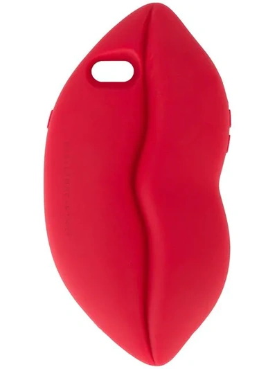 Stella Mccartney Lips Iphone 6-6s Phone Case In Red