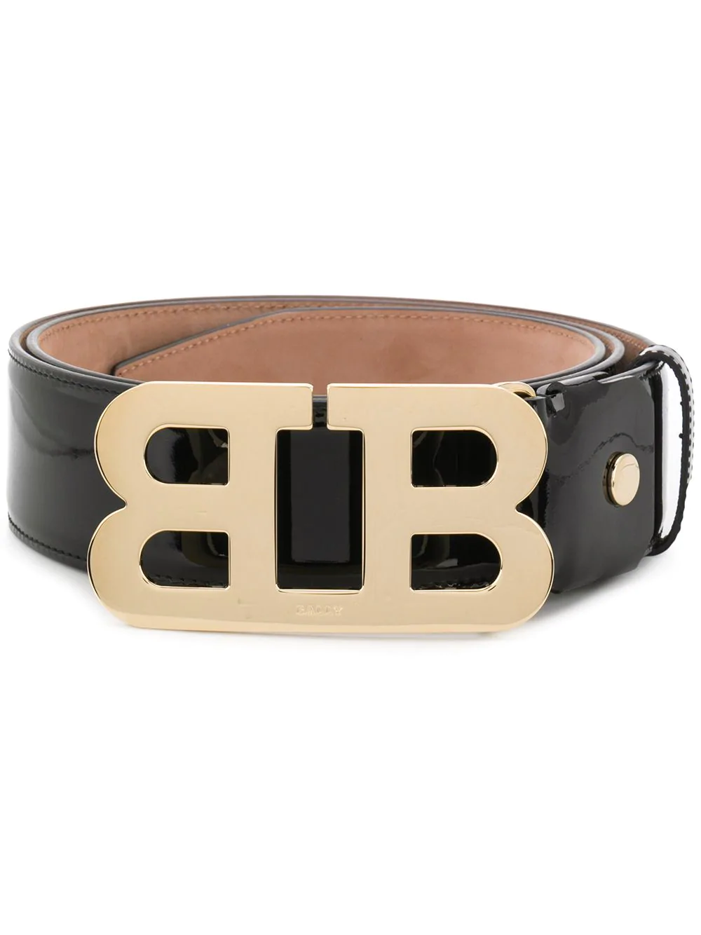 Bally Logo Plaque Belt - Black | ModeSens