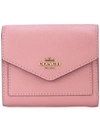 Coach Small Envelope Wallet In Pink