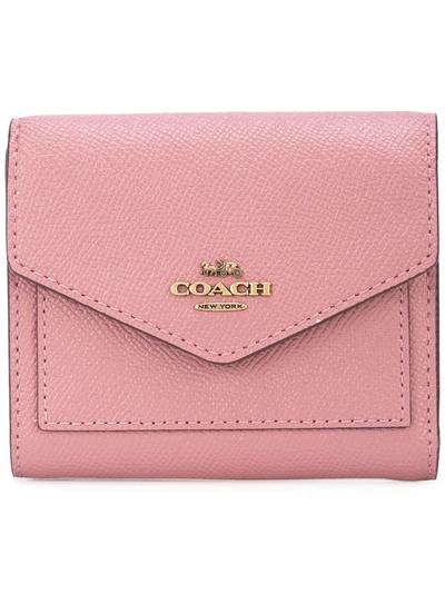 Coach Small Envelope Wallet In Pink