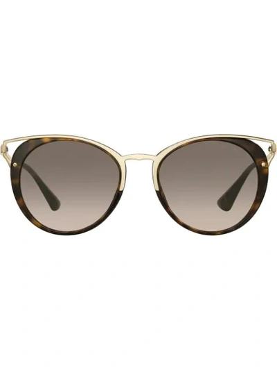 Prada Cinéma Sunglasses In Brown