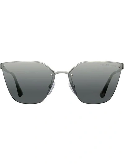 Prada Eyewear  Cinéma Sunglasses - Metallic