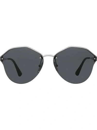 Prada Cinéma Sunglasses In Black