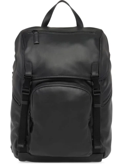 Prada Leather Backpack In Black