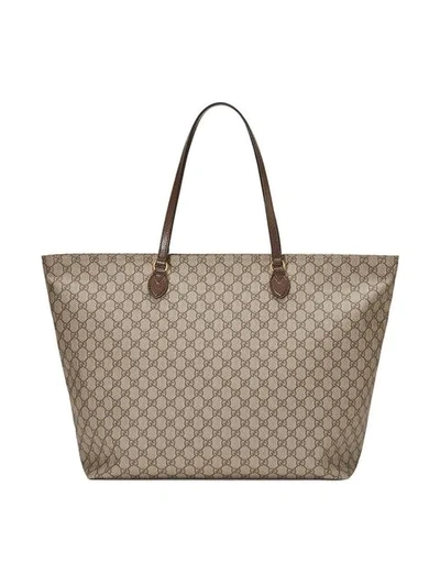 Gucci Ophidia Gg Large Tote In 8358 Gg Beige