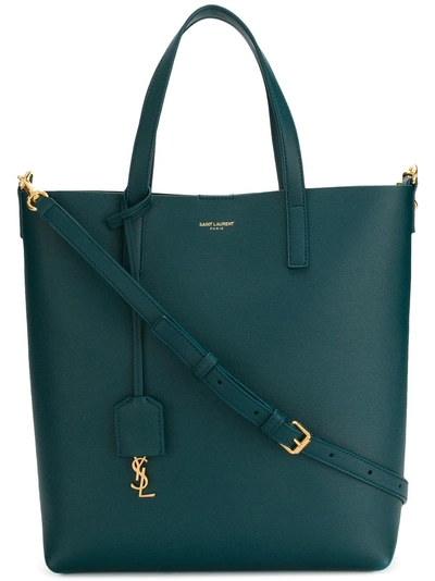 Saint Laurent Shopping Tote - Blue In Blue