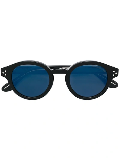 Cutler And Gross Cutler & Gross Round Frame Sunglasses - Black In White