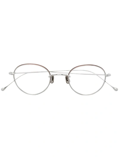 Eyevan7285 Round Frame Glasses - Silver In Black