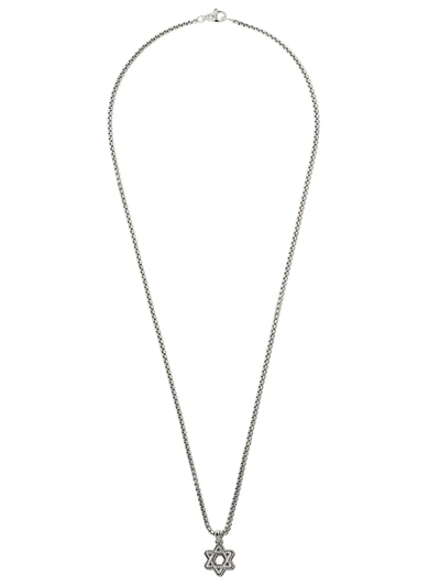 David Yurman Cable Star Of David Pendant In Ss