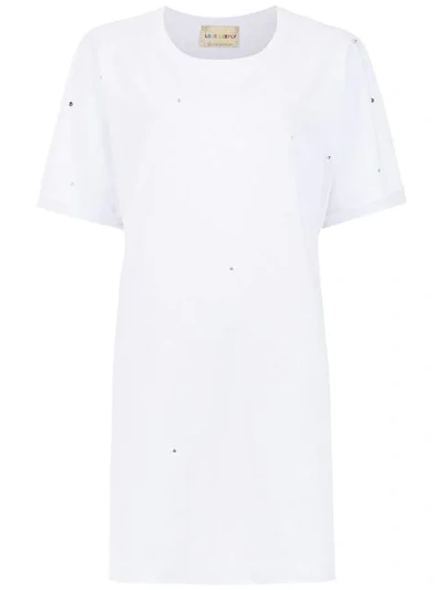 Andrea Bogosian Oversized T In White