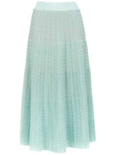 Cecilia Prado Knit Cássia Midi Skirt - Green