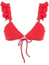 Clube Bossa Laven Bikini Top In Rot
