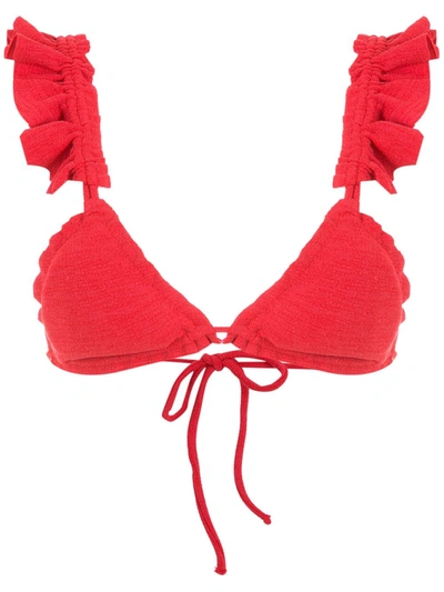 Clube Bossa Laven Bikini Top In Rot