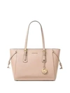 Michael Michael Kors Voyager Medium Leather Tote In Soft Pink