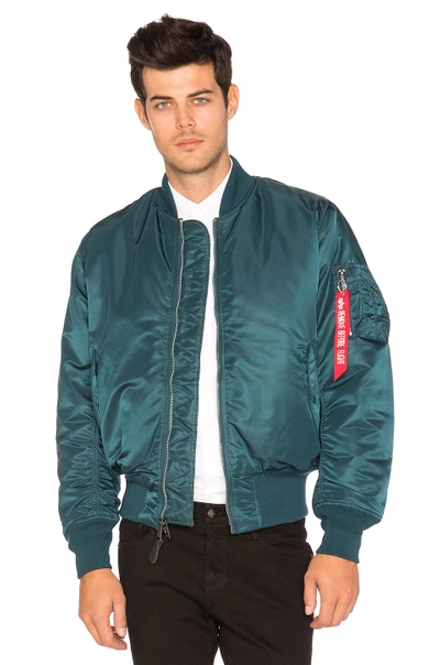 Alpha Industries Ma 1 Bomber Jacket In 藏青色 | ModeSens