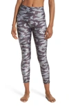Onzie High-rise Printed Performance Leggings In Distressed Camo
