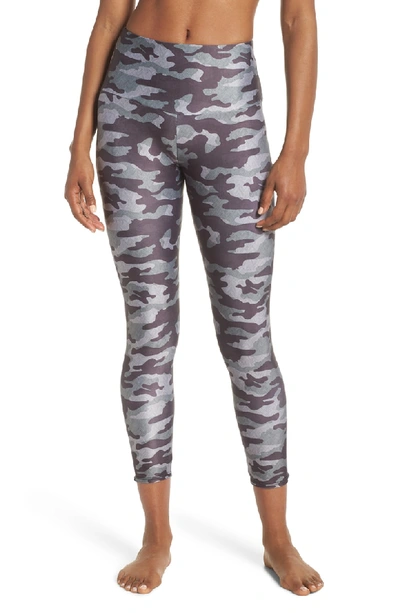 Onzie High-rise Printed Performance Leggings In Distressed Camo