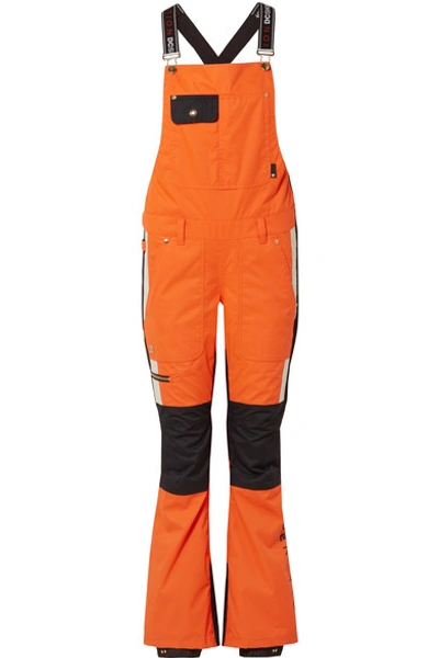 P.e Nation + Dc Snow Ski Overalls In Orange