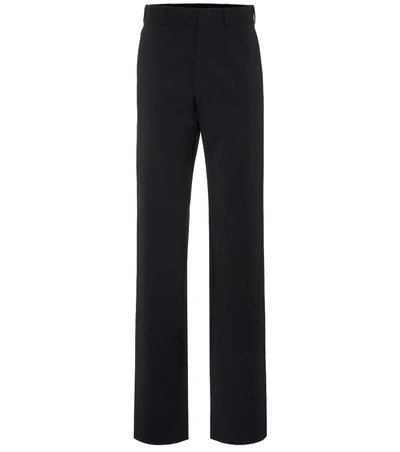 Vetements Cut-out Straight-leg Trousers In Black