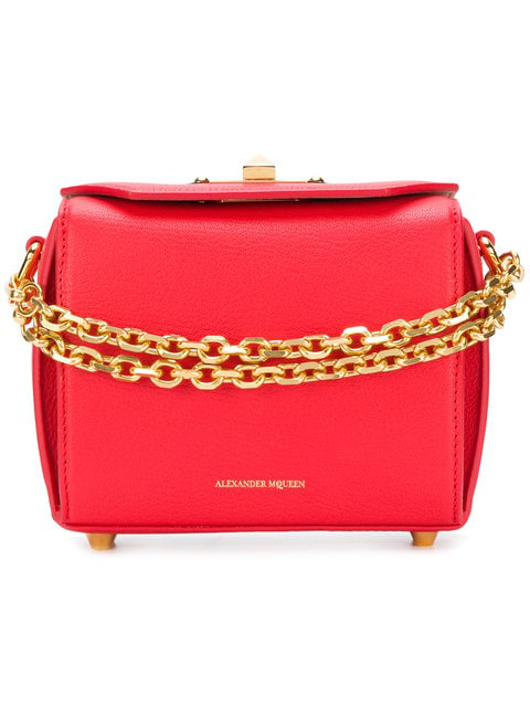 alexander mcqueen red purse