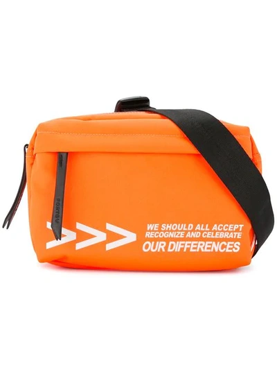 Ports V Slogan Belt Bag In Orange