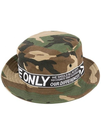 Ports V Logo Camouflage Flat Hat In Multicolour