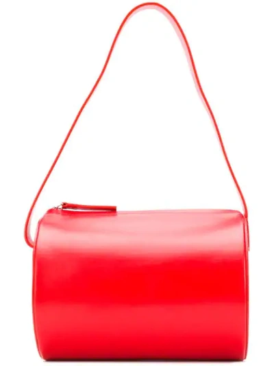 Building Block Barrel Tote - Red