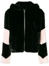 La Seine & Moi Louve Faux Fur Jacket In Black