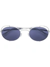 Mykita X Maison Margiela Sunglasses In Silver
