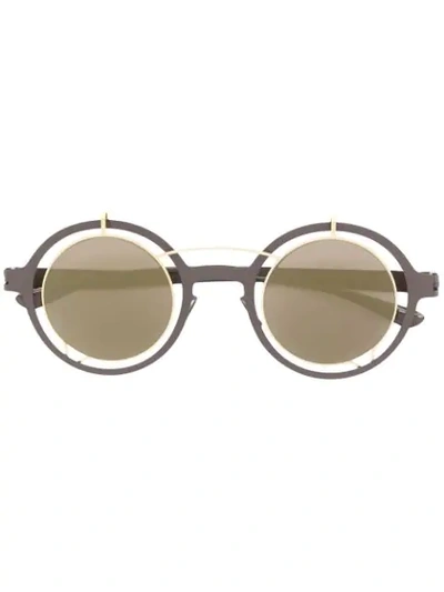 Mykita Madeleine Round-frame Sunglasses - Metallic