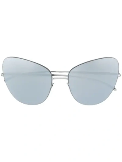 Mykita X Maison Margiela Sunglasses In Silver