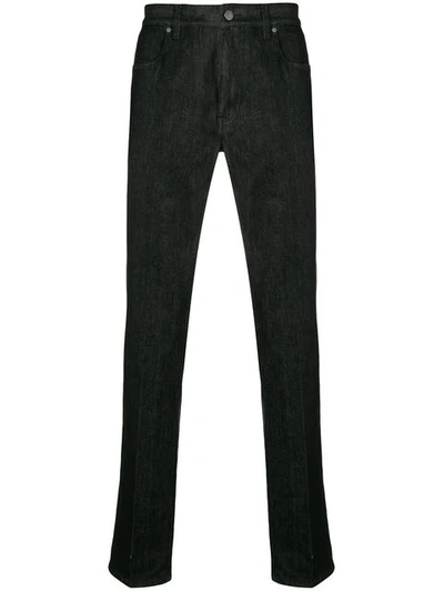 Z Zegna Jeans Mit Geradem Bein In Black