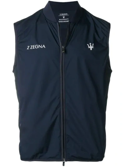 Z Zegna X Maserati Technical Gilet - Blue