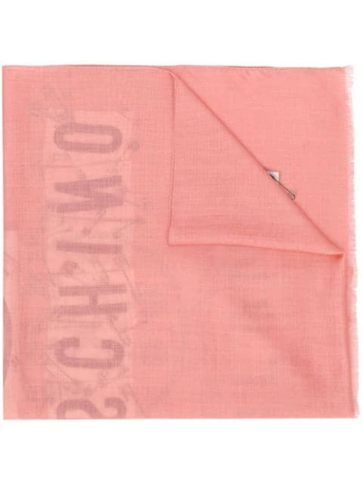 Moschino Safety Pins Scarf - Pink